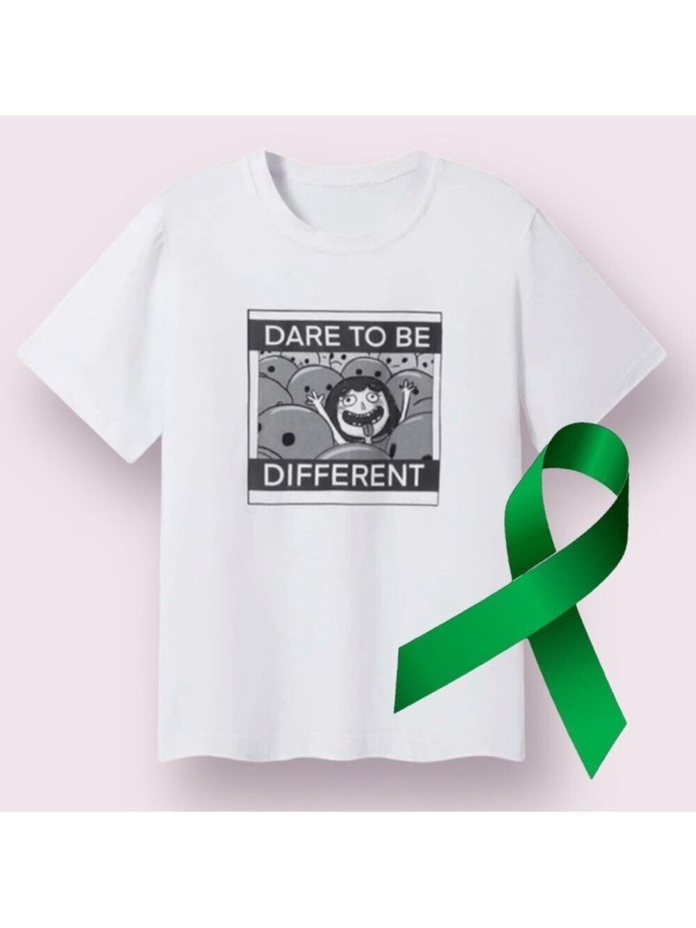 Jules x Mental Health “date to be different” graphic oversized tee